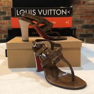 Christian Louboutin Leather Sandals Size 36.5